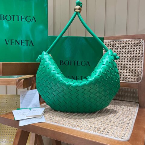 Bottega Veneta葆蝶家 TURN 40CM BAG 701024鹦鹉绿