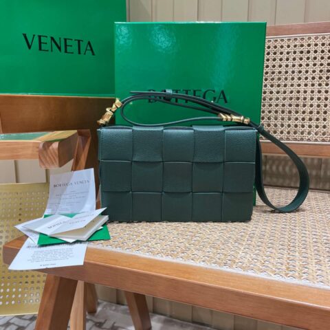 Bottega Veneta CASSETTE 23CM BAG 666870雨树绿