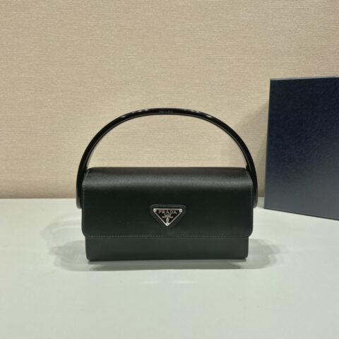 PRADA普拉达中古款玳瑁盒子包1BH609