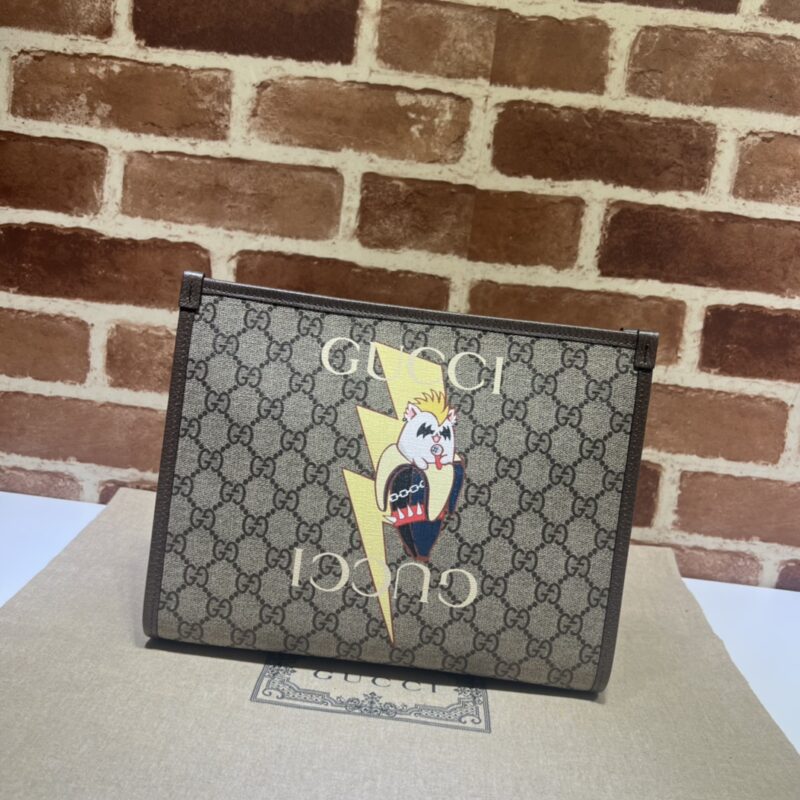 GUCCI古驰印花手拿包703805