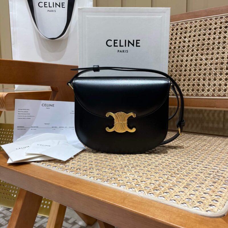 CELINE TEEN BESACE TRIOMPHE 18.5CM BAG 110413黑色