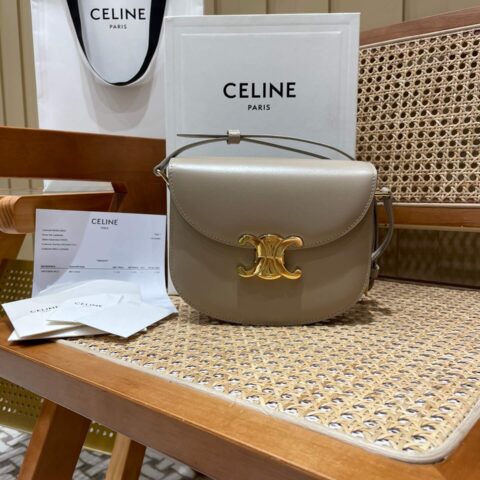 CELINE TEEN BESACE TRIOMPHE 18.5CM BAG 110413裸色