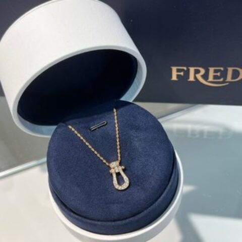 费雷德 FORCE10系列 Fred 满钻马蹄项链