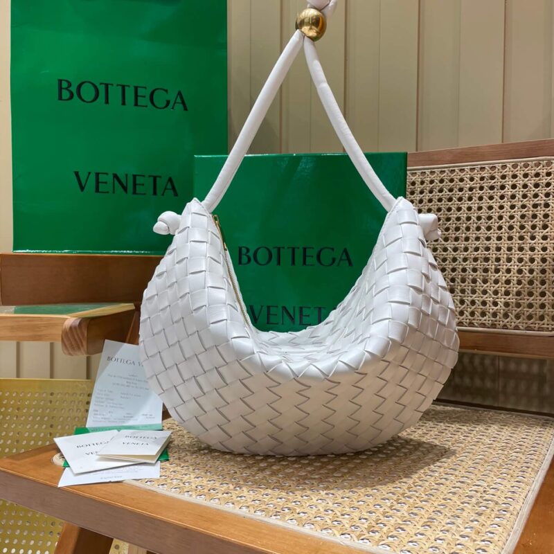 Bottega Veneta葆蝶家 TURN 40CM BAG 701024白色