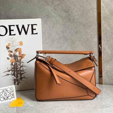 LOEWE罗意威 Puzzle bag 小号几何包 0189棕色24CM