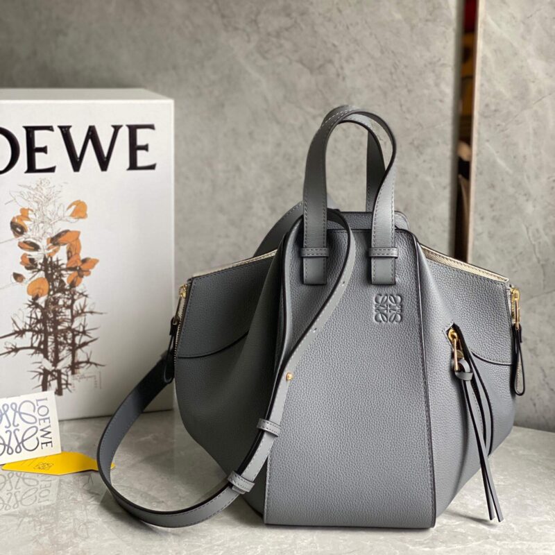 LOEWE罗意威 Hammock bag吊床包 0216小号沥青灰