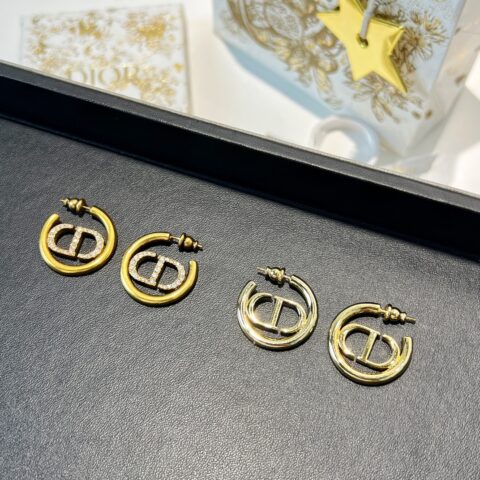 新款☑️DIOR迪奥CD耳钉耳环
