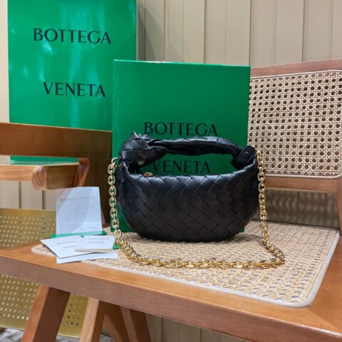 Bottega Veneta MINI CHAIN JODIE 28CM BAG 709562黑色
