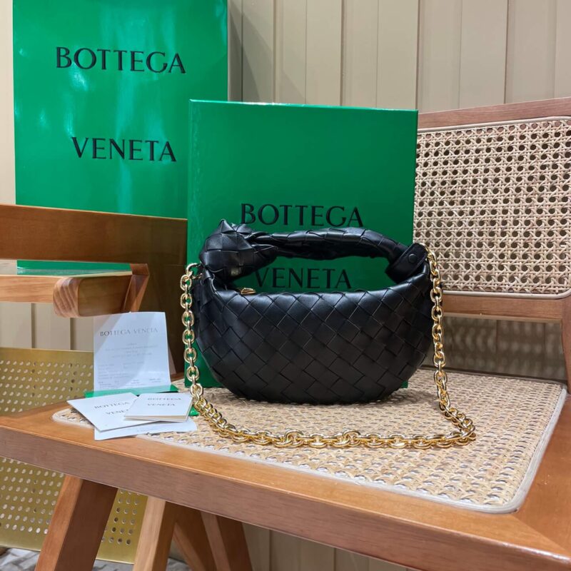 Bottega Veneta MINI CHAIN JODIE 28CM BAG 709562黑色