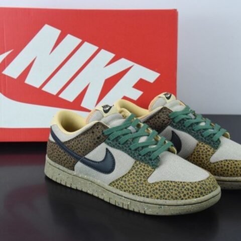 O09M4纯原 Nk Dunk Low "Safari" 石斑纹 SB复古休闲板鞋货号：DX2654-200