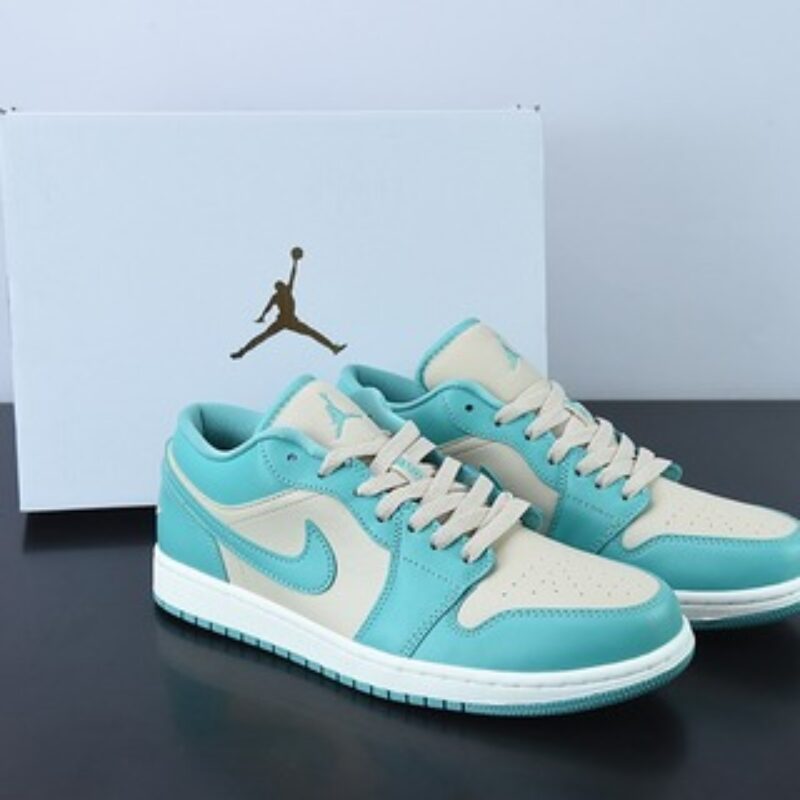 Air Jordan 1 Low AJ1湖水蓝蒂芙尼 Tiffany低帮运动板鞋 货号：DC0774-131
