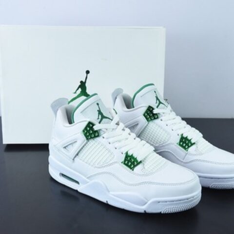 Air Jordan 4 Retro " Green Metallic " AJ4乔4  白绿 男子文化篮球鞋 货号：CT8527-113
