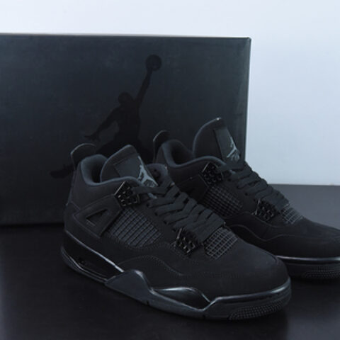 Air Jordan 4 Retro “Black Cat” AJ4黑武士 / 黑猫运动鞋 货号：CU1110-010