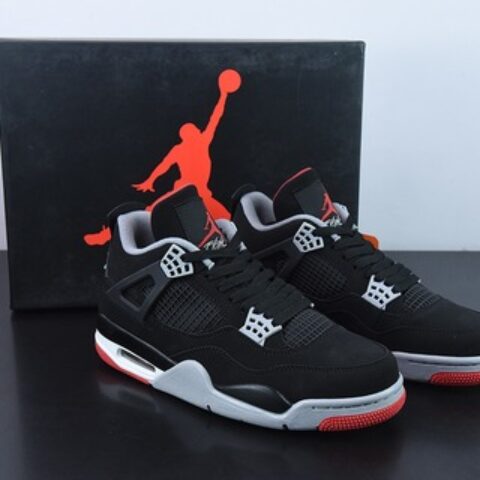 Air Jordan 4 Retro “Bred” AJ4 新黑红男士运动鞋 货号：308497 060