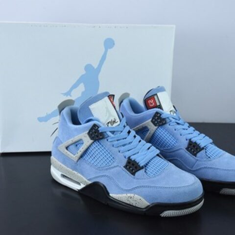 D0F1S5纯原 Air Jordan 4 "University Blue" AJ4大学蓝男士运动鞋 货号：CT8527-400