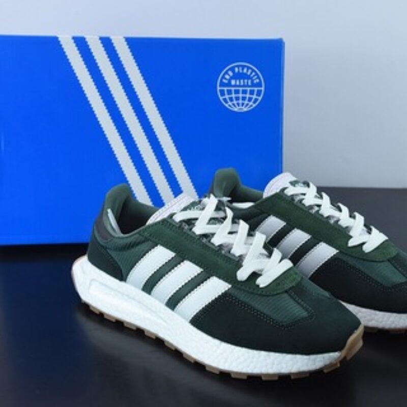 adidas Racing E5 Boost Prototype  速度轻盈复古系列 百搭透气运动慢跑鞋官方货号：GW6572