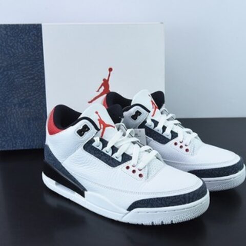 Air Jordan 3 SE-T Denim Fire Red AJ3火焰红 日本限定男士运动鞋