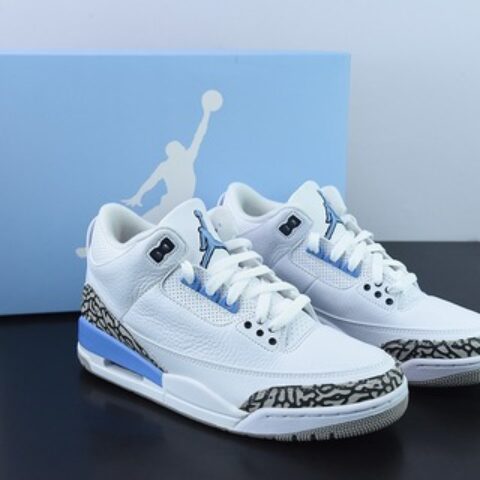 Air Jordan 3 Retro  "UNC" AJ3北卡蓝男子运动鞋 DN3707-160