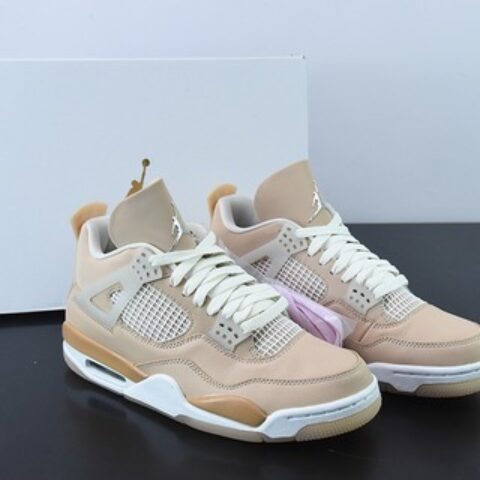 Air Jordan 4 “Shimmer”  乔4藕粉小ow配色 男子文化篮球鞋  货号：DJ0675-200