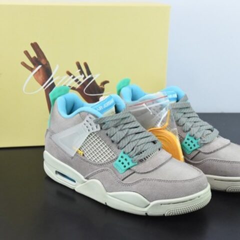 Air Jordan 4  AJ4  灰绿 Union LA 联名 30周年运动鞋 货号：DJ5718 242
