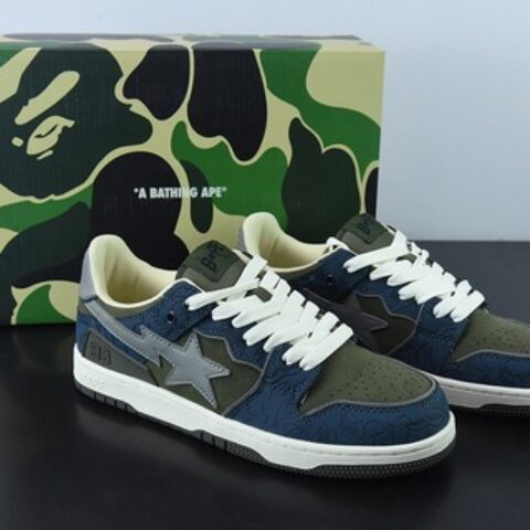 Human Made Bape Sta Sk8 To Nigo" 潮流教父Nigo 品牌 猿人头经典滑板百搭休闲运动板鞋