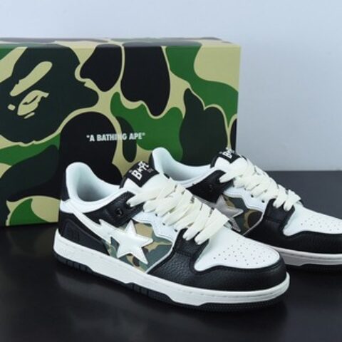 Human Made Bape Sta Sk8 To Nigo" 潮流教父Nigo 品牌 猿人头经典滑板百搭休闲运动板鞋