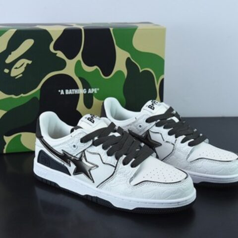 Human Made Bape Sta Sk8 To Nigo" 潮流教父Nigo 品牌 猿人头经典滑板百搭休闲运动板鞋