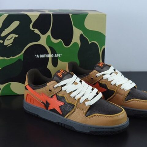 Human Made Bape Sta Sk8 To Nigo" 潮流教父Nigo 品牌 猿人头经典滑板百搭休闲运动板鞋