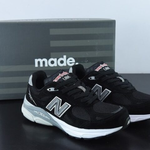 新百伦New Balance Made in USA M990V3 三代系列美产血统经典复古休闲运动百搭老爹跑步鞋 货号：M990BS3