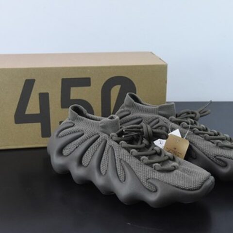 AD 阿迪Yeezy 450 " Cinder " 侃爷椰子450 贾斯丁比伯同款 编织袜套鞋 GX9662