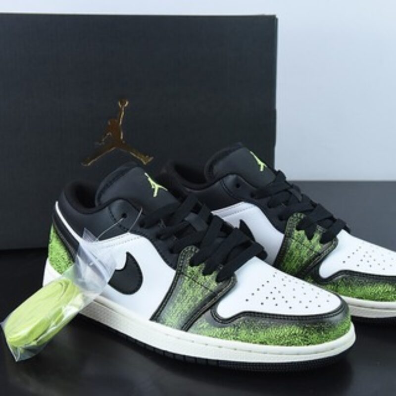 Air Jordan 1 Low "Wear Away" AJ1 乔1森林绿运动鞋 货号;DN3705-003