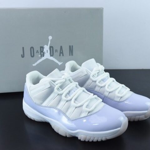 Air Jordan AJ11 Retro Low"Pure Violet"白紫罗兰低帮运动鞋  货号：AH7860-101
