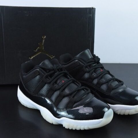 Air Jordan 11 Retro Low"72-10"大魔王低帮男士运动鞋 货号：AV2187-001