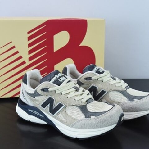 新百伦/new balance 新百伦NB990跑鞋 卡其深蓝货号：M990AD3