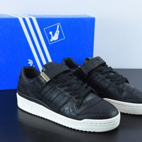 阿迪达斯Adidas三叶草 Originals Forum 84 Low 罗马系列魔术贴低帮复古系带百搭休闲运动板鞋HP5550