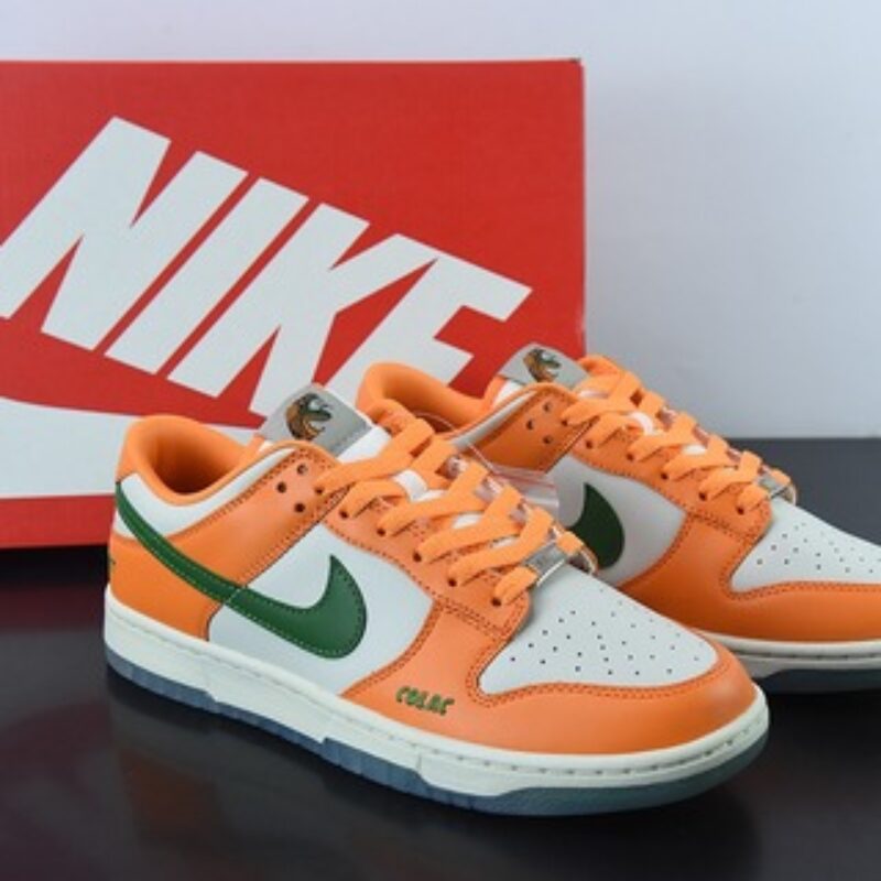 NIKE SB Dunk low FAMU橙绿大蛇联名男女同款运动鞋 官方货号: DR6188 800