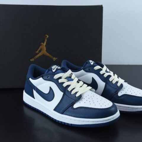 Air Jordan 1 Low AJ1 乔1白蓝 低帮休闲板鞋 货号：CZ0790-065