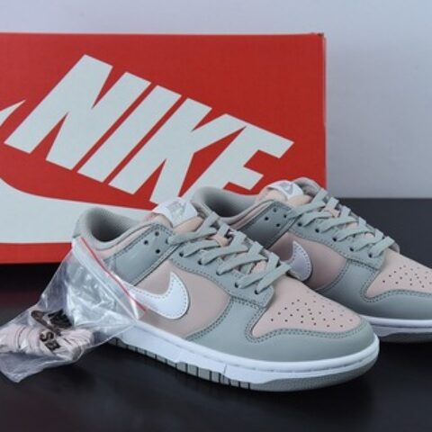 NK Dunk Low "Pink/Grey" 复古百搭低帮休闲板鞋 粉灰拼接货号：DM8329-600
