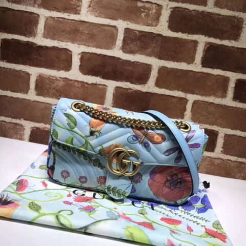 GUCCI古驰GG Marmont系列小号肩背包443497