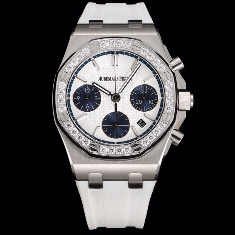 新款AP爱彼Audemars Piguet 皇家橡树女款多功能计时机械腕表