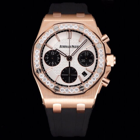 新款AP爱彼Audemars Piguet 皇家橡树女款多功能计时机械腕表