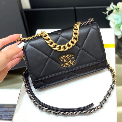 CHANEL 19款系列woc AP0957黑色