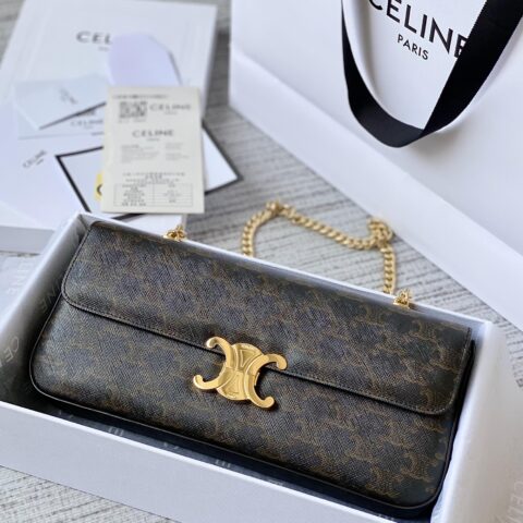 CELINE赛琳新款链条腋下包197412