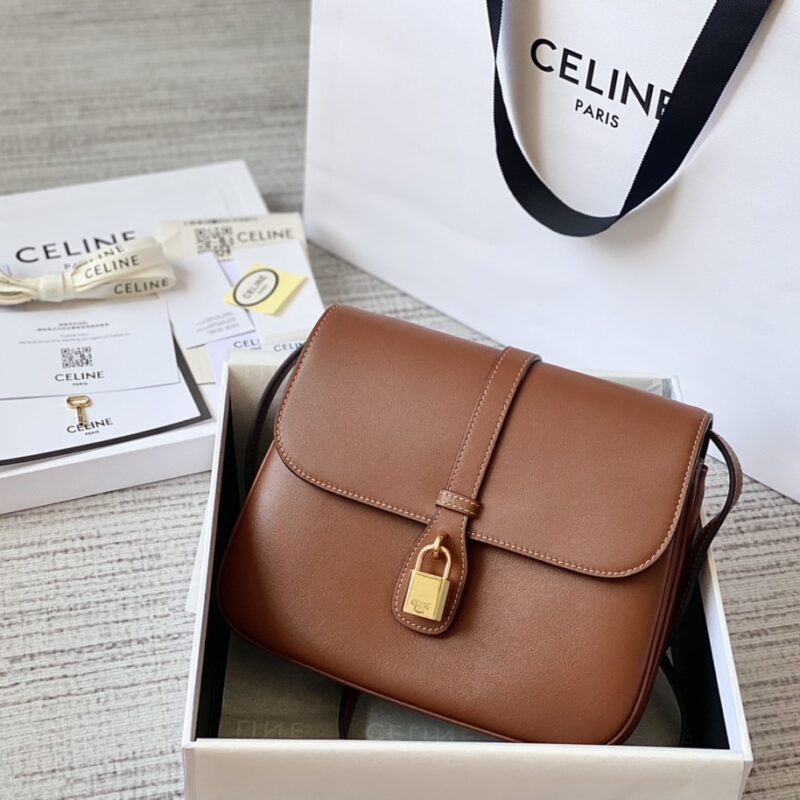 CELINE赛琳进口牛皮TABOU全新复古邮差包196583