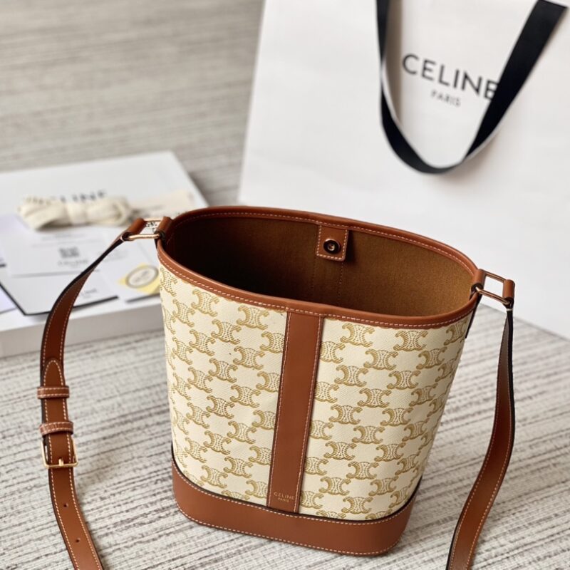 CELINE赛琳中古款老花水桶包191442