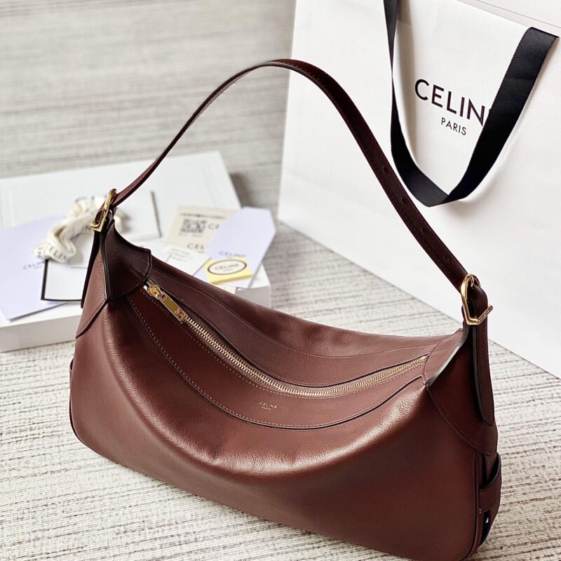 CELINE赛琳纯色牛皮手袋197443