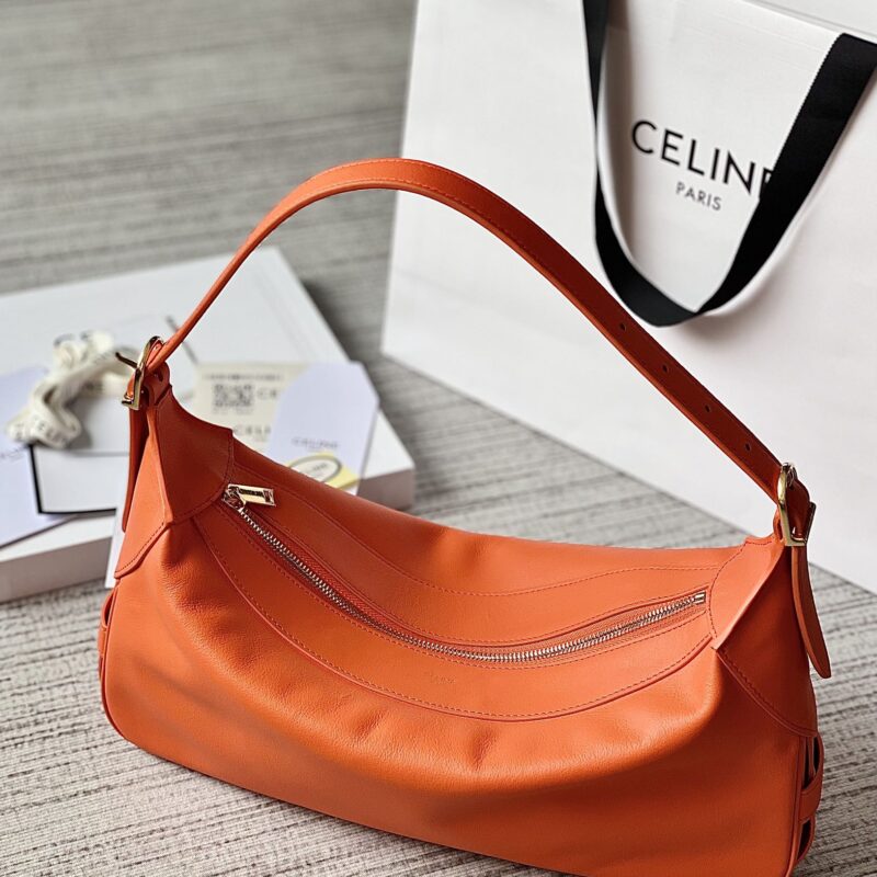 CELINE赛琳纯色牛皮手袋197443