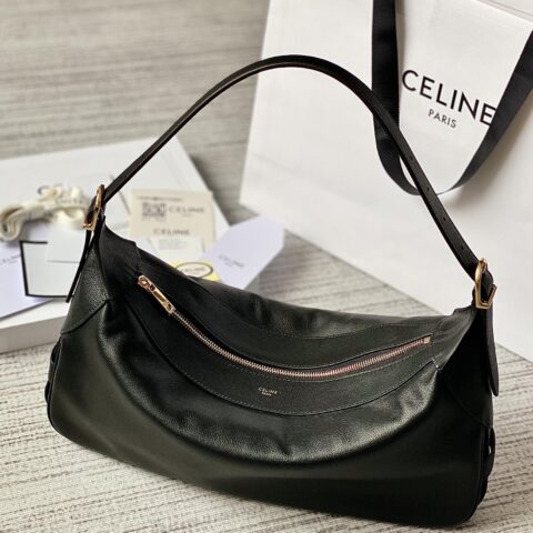 CELINE赛琳纯色牛皮手袋197443