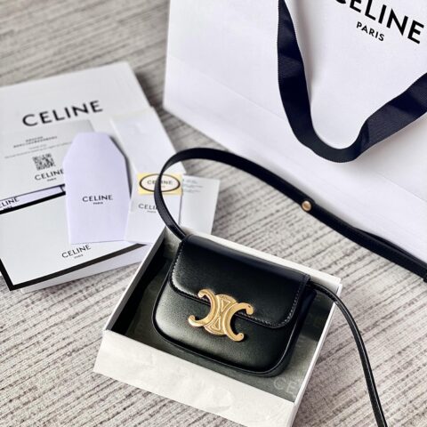 CELINE赛琳进口牛皮凯旋门迷你挎包101513