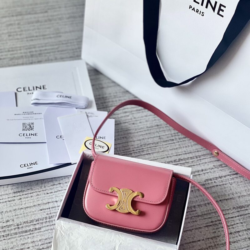 CELINE赛琳进口牛皮凯旋门迷你挎包101513